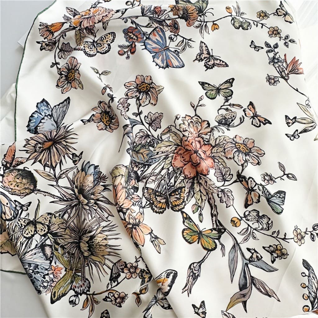 MaraSilk Pure Mulberry Silk Scarf - Square Twill MS379