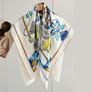 MaraSilk Pure Mulberry Silk Scarf - Square Twill MS380