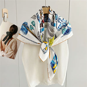 MaraSilk Pure Mulberry Silk Scarf - Square Twill MS380