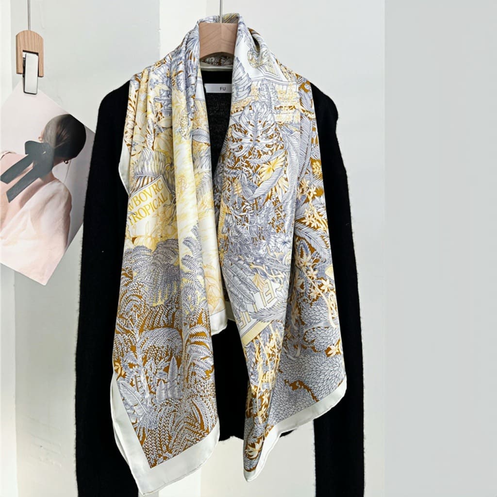 MaraSilk Pure Mulberry Silk Scarf - Square Twill MS509