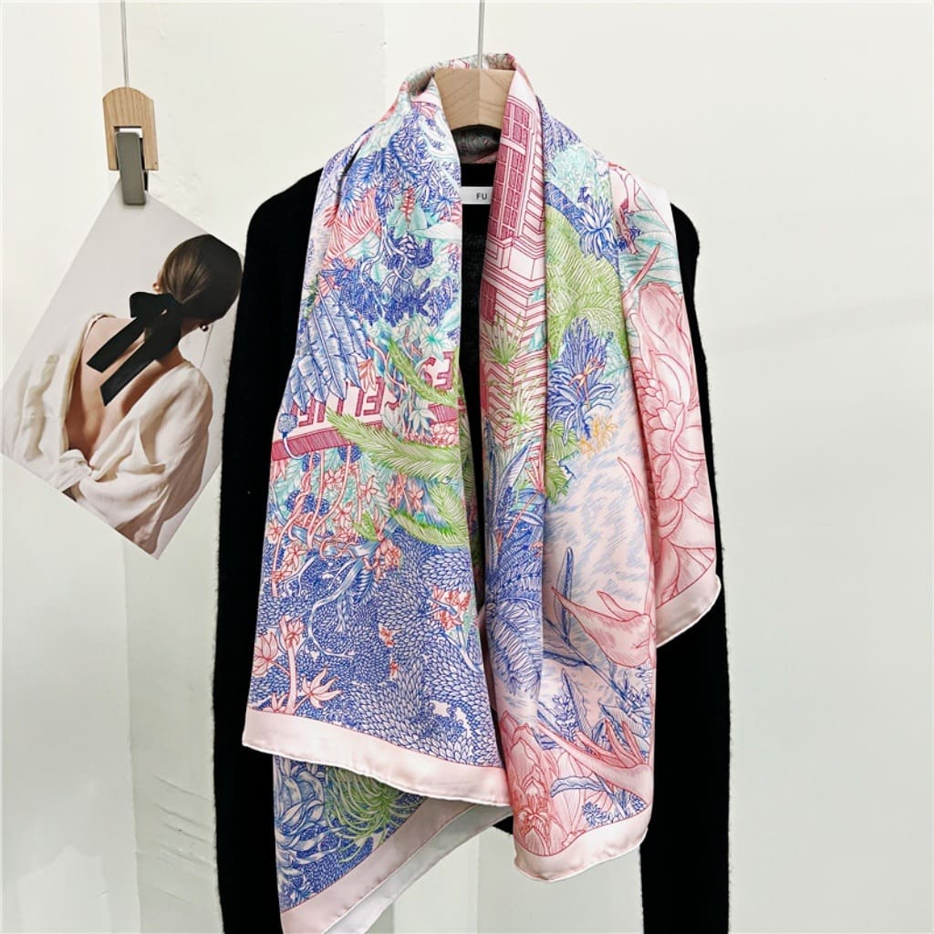 MaraSilk Pure Mulberry Silk Scarf - Square Twill MS509