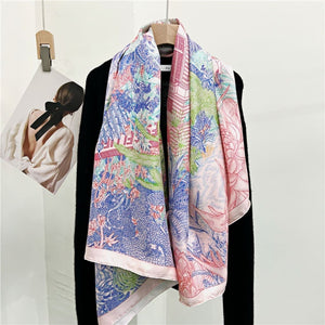 MaraSilk Pure Mulberry Silk Scarf - Square Twill MS509