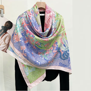 MaraSilk Pure Mulberry Silk Scarf - Square Twill MS509