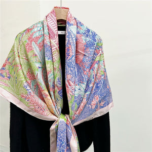 MaraSilk Pure Mulberry Silk Scarf - Square Twill MS509