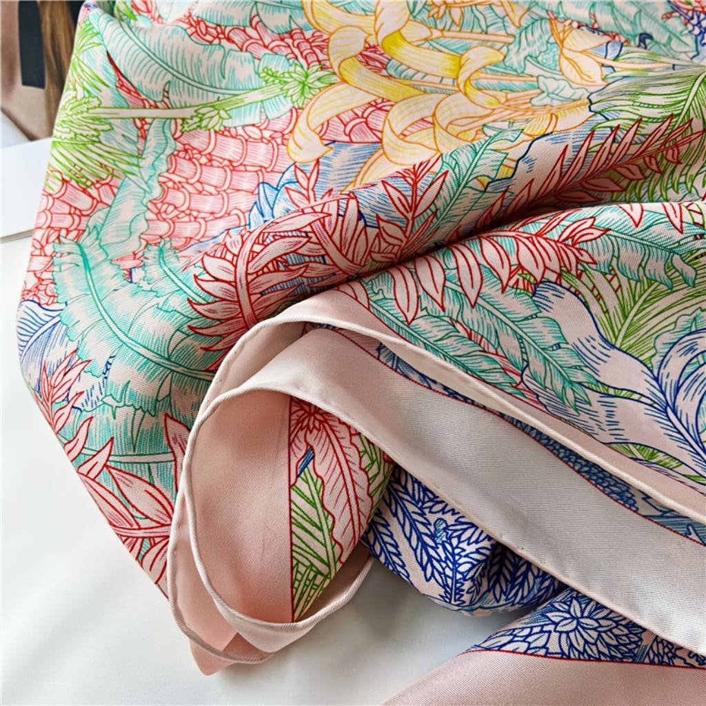 MaraSilk Pure Mulberry Silk Scarf - Square Twill MS509