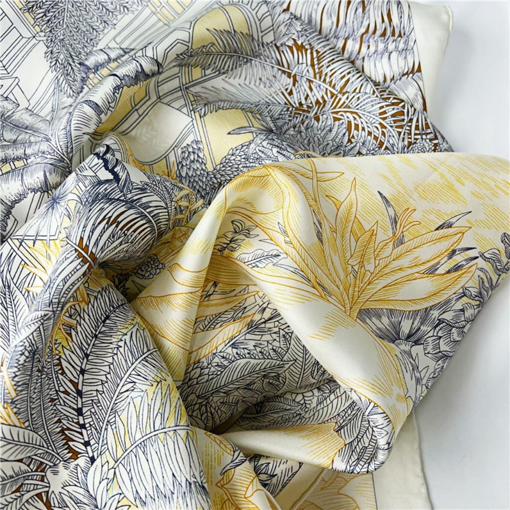 MaraSilk Pure Mulberry Silk Scarf - Square Twill MS509