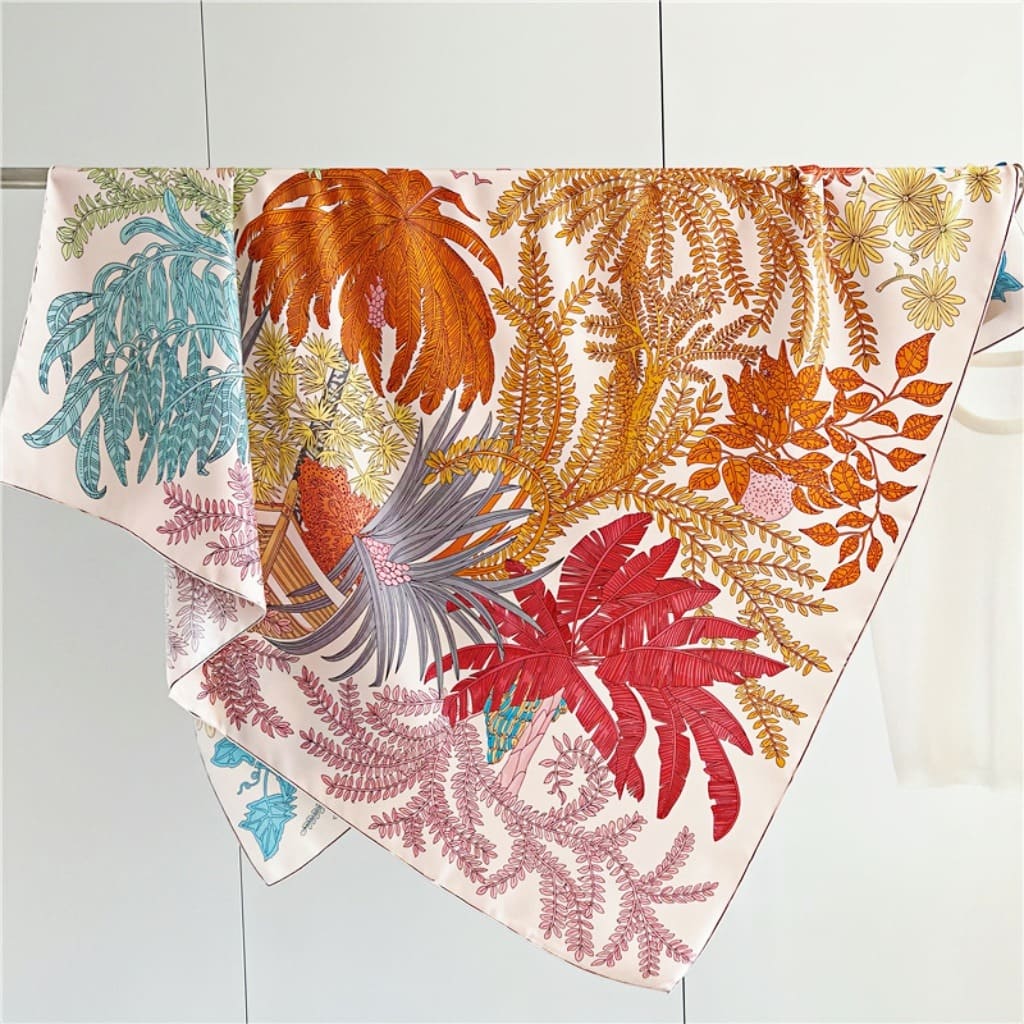 MaraSilk Pure Mulberry Silk Scarf - Square Twill MS510