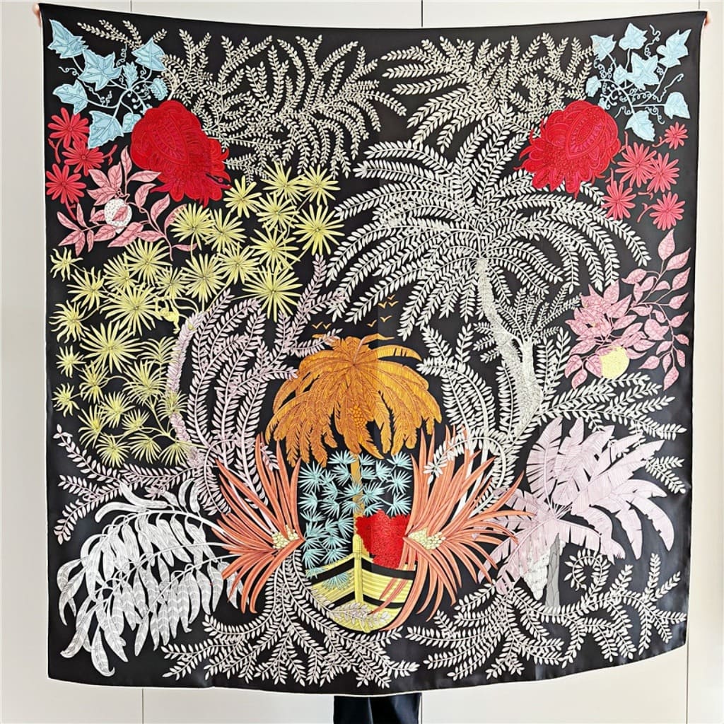 MaraSilk Pure Mulberry Silk Scarf - Square Twill MS510 53" x 53" MS51004