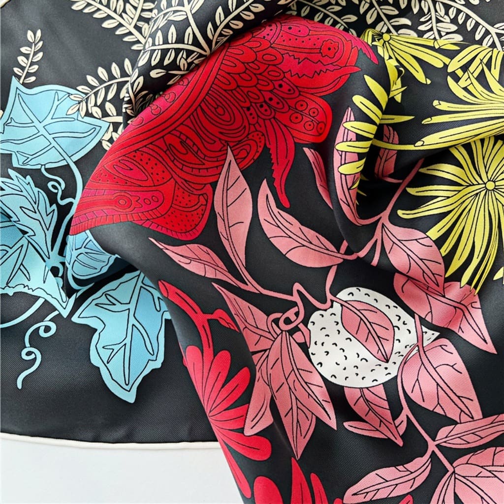 MaraSilk Pure Mulberry Silk Scarf - Square Twill MS510