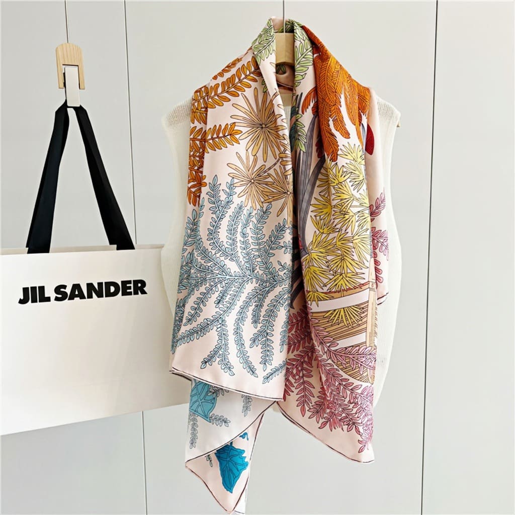 MaraSilk Pure Mulberry Silk Scarf - Square Twill MS510