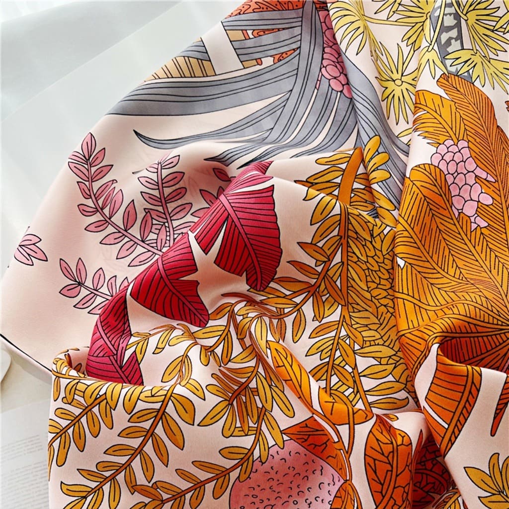 MaraSilk Pure Mulberry Silk Scarf - Square Twill MS510