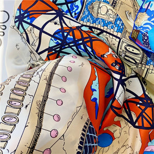 MaraSilk Pure Mulberry Silk Scarf - Square Twill MS511