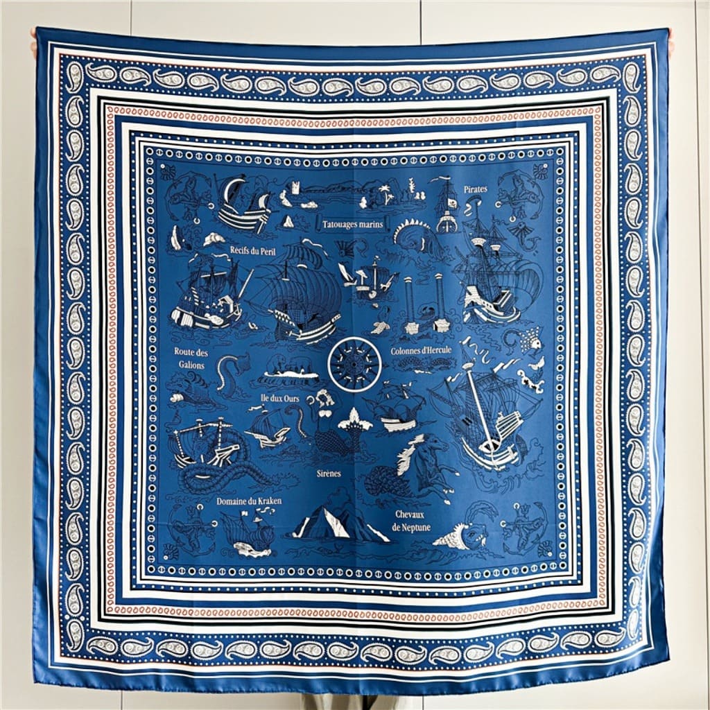 MaraSilk Pure Mulberry Silk Scarf - Square Twill MS512 53" x 53" MS51201