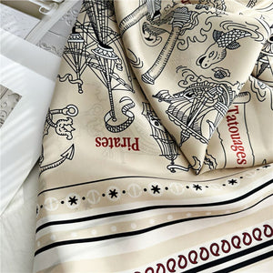 MaraSilk Pure Mulberry Silk Scarf - Square Twill MS512