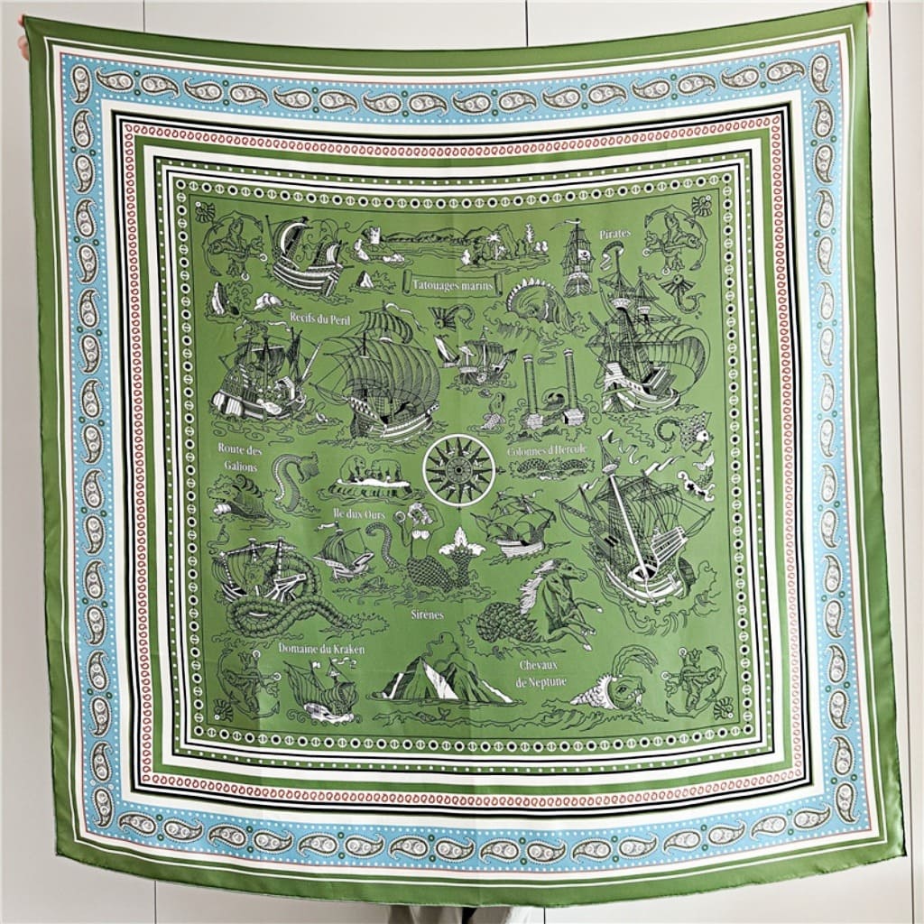 MaraSilk Pure Mulberry Silk Scarf - Square Twill MS512 53" x 53" MS51203