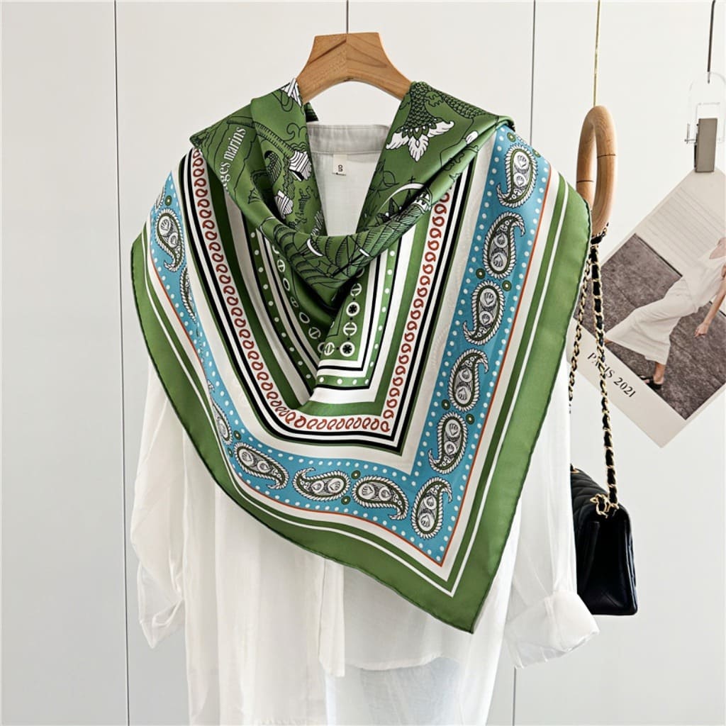 MaraSilk Pure Mulberry Silk Scarf - Square Twill MS512