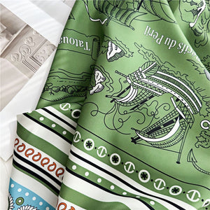 MaraSilk Pure Mulberry Silk Scarf - Square Twill MS512