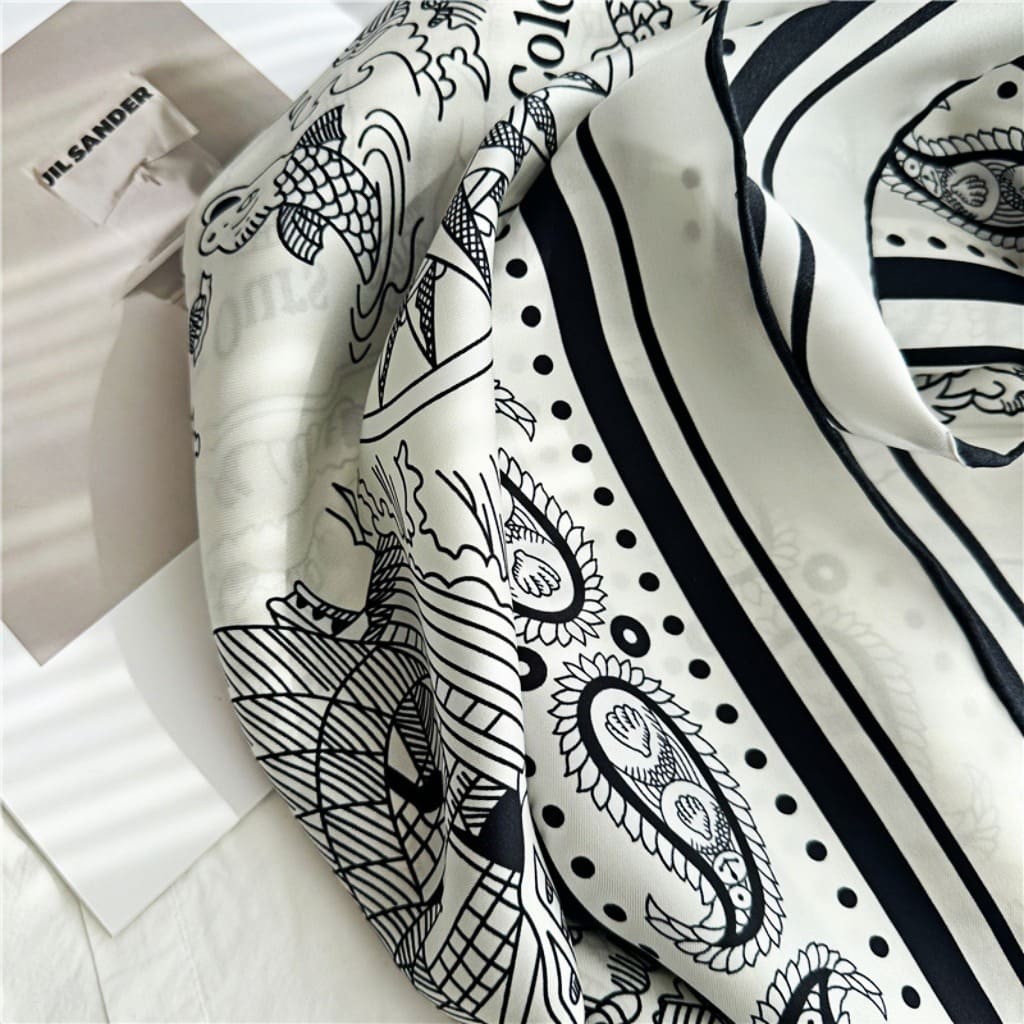 MaraSilk Pure Mulberry Silk Scarf - Square Twill MS512