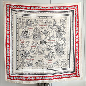 MaraSilk Pure Mulberry Silk Scarf - Square Twill MS512 53" x 53" MS51202