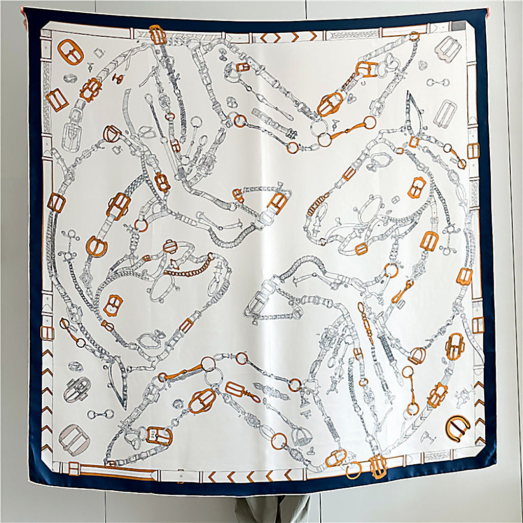 MaraSilk Pure Mulberry Silk Scarf - Square Twill MS513 53" x 53" MS51301