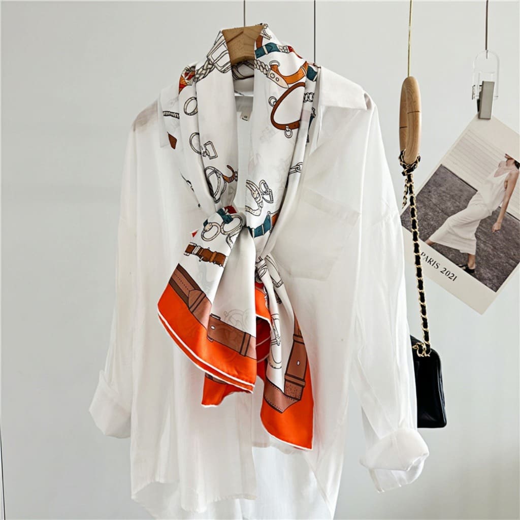 MaraSilk Pure Mulberry Silk Scarf - Square Twill MS513