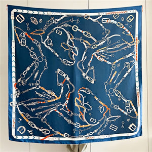 MaraSilk Pure Mulberry Silk Scarf - Square Twill MS513 53" x 53" MS51303