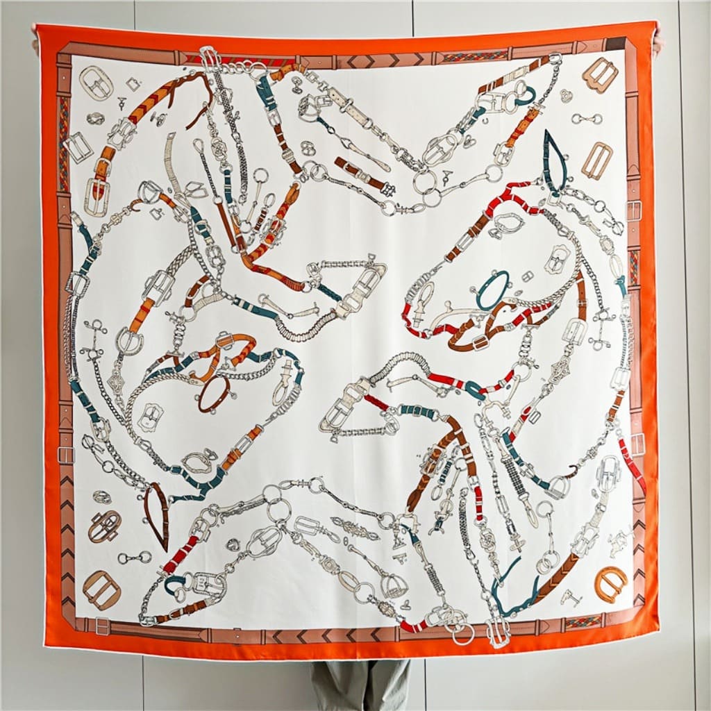 MaraSilk Pure Mulberry Silk Scarf - Square Twill MS513 53" x 53" MS51302