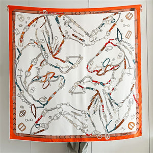 MaraSilk Pure Mulberry Silk Scarf - Square Twill MS513 53" x 53" MS51302