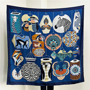 MaraSilk Pure Mulberry Silk Scarf - Square Twill MS514 53" x 53" MS51401