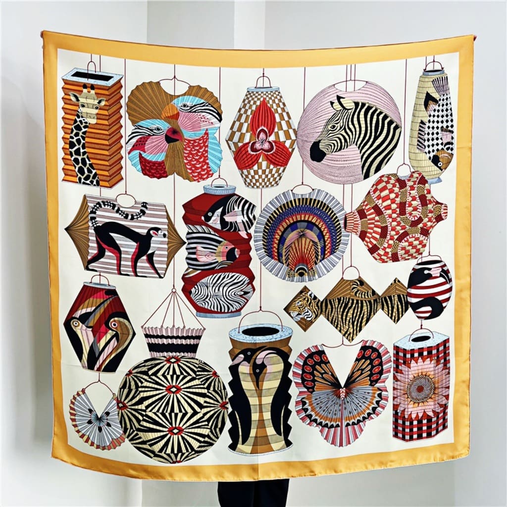 MaraSilk Pure Mulberry Silk Scarf - Square Twill MS514 53" x 53" MS51402