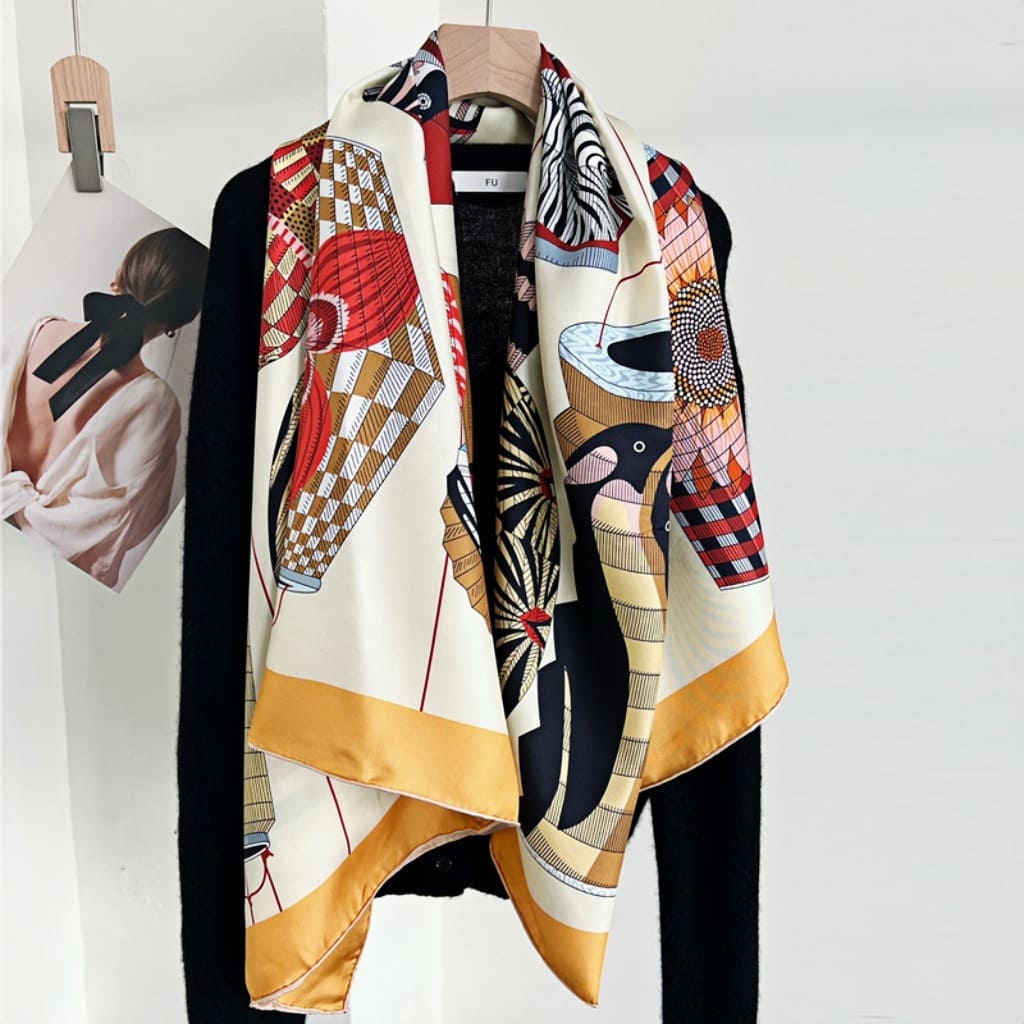 MaraSilk Pure Mulberry Silk Scarf - Square Twill MS514