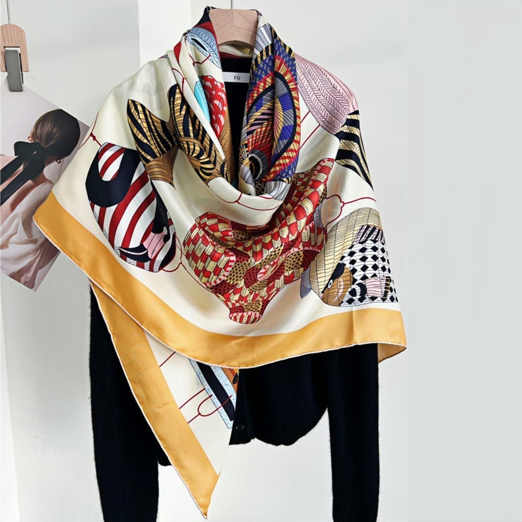 MaraSilk Pure Mulberry Silk Scarf - Square Twill MS514