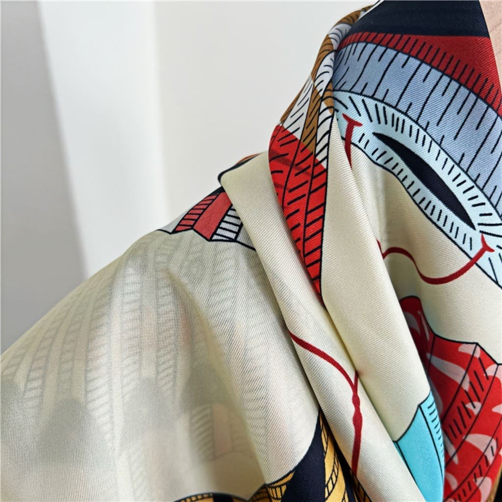 MaraSilk Pure Mulberry Silk Scarf - Square Twill MS514