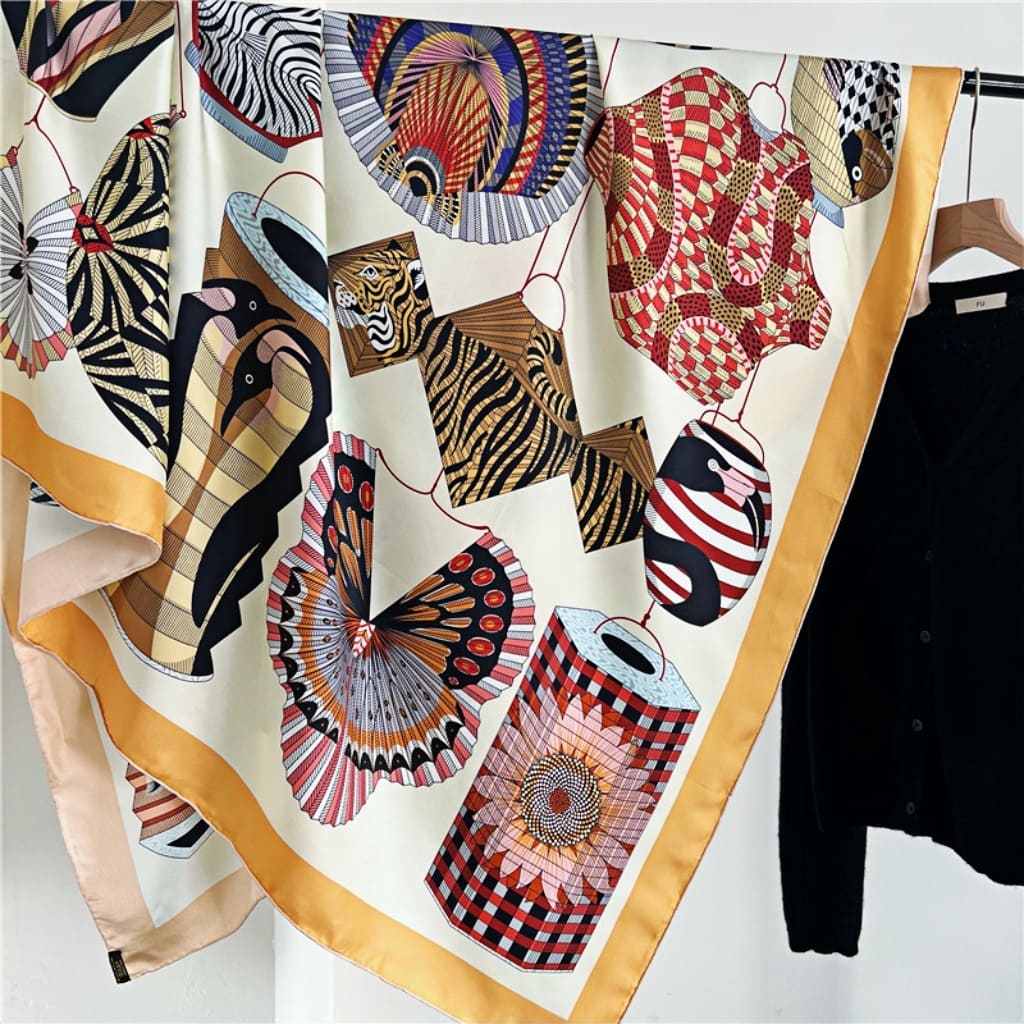 MaraSilk Pure Mulberry Silk Scarf - Square Twill MS514