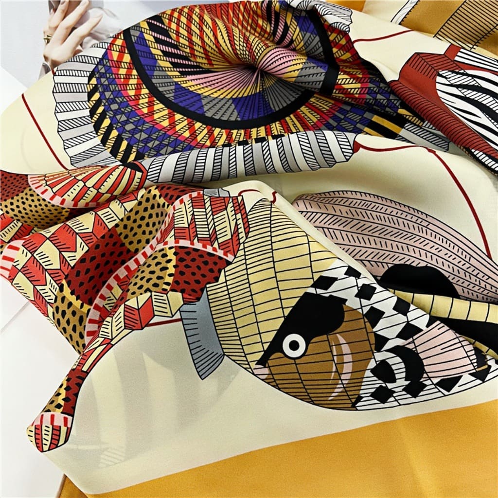 MaraSilk Pure Mulberry Silk Scarf - Square Twill MS514