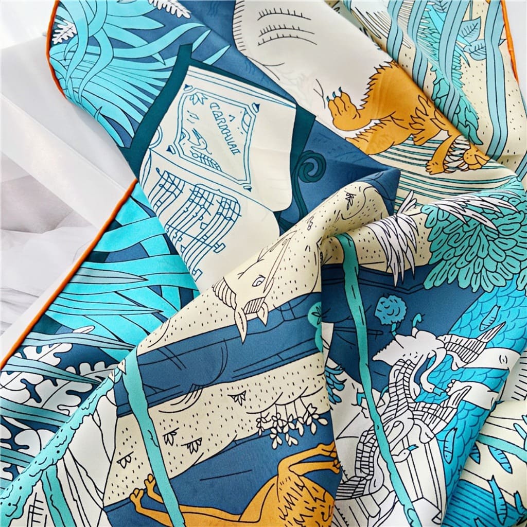 MaraSilk Pure Mulberry Silk Scarf - Square Twill MS515