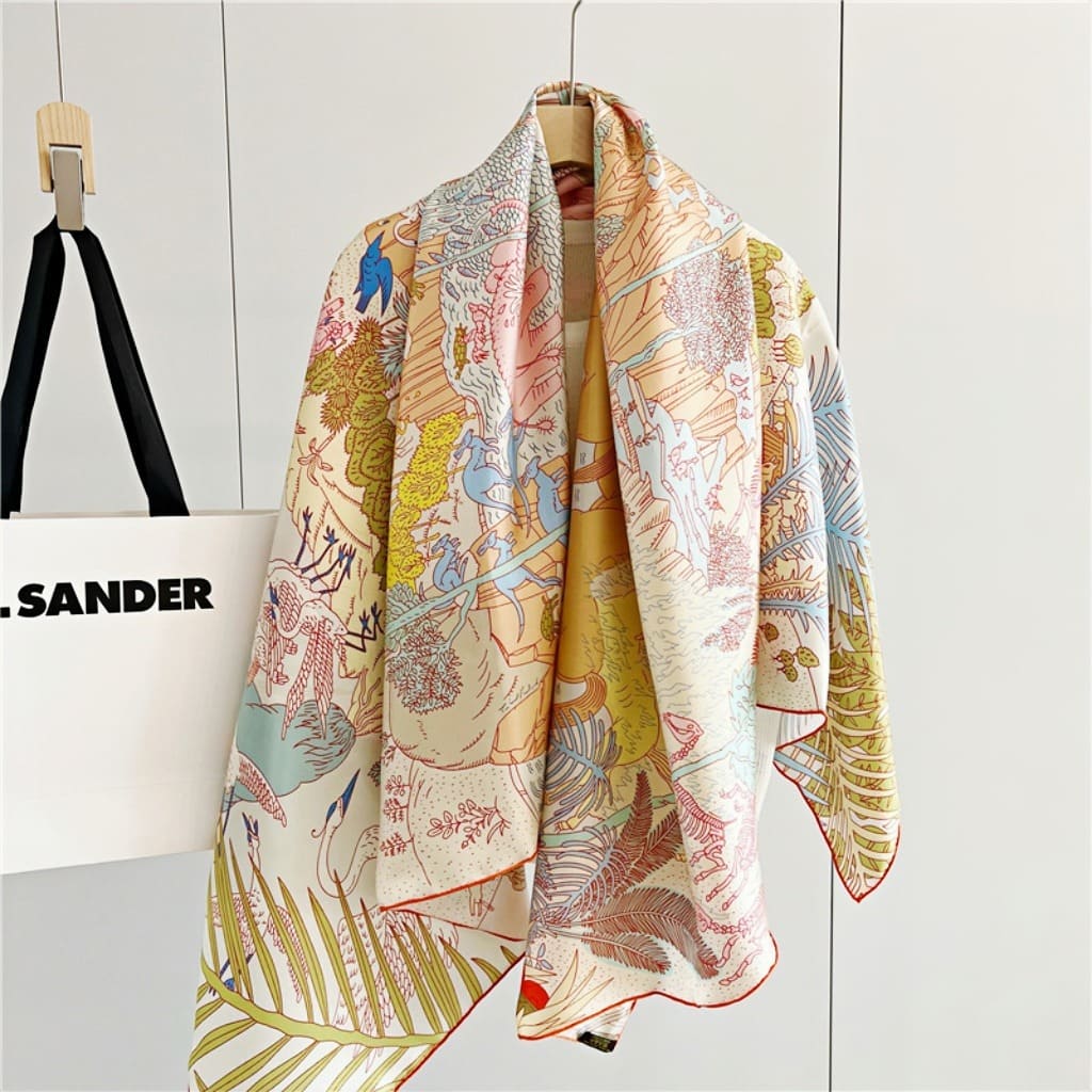 MaraSilk Pure Mulberry Silk Scarf - Square Twill MS515