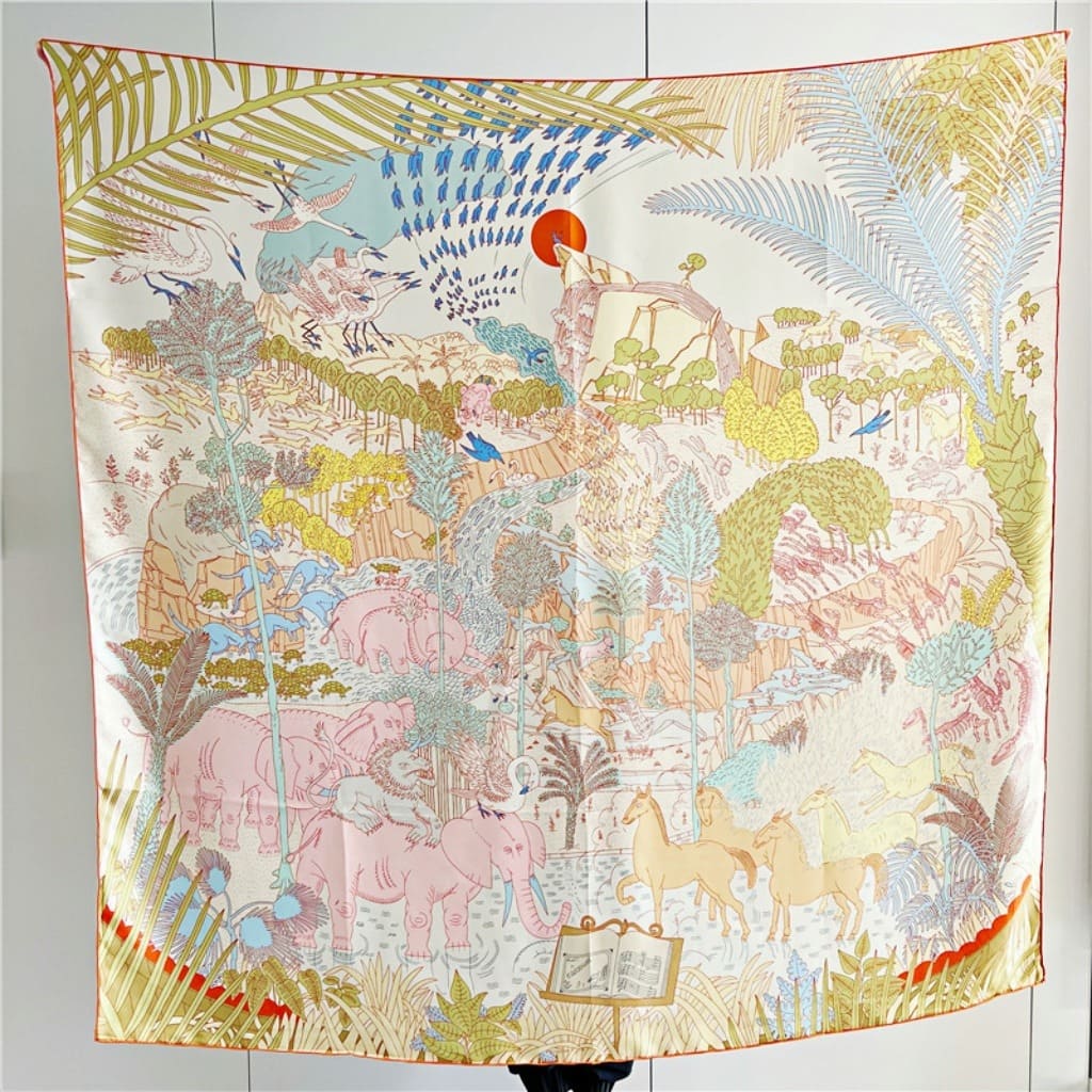 MaraSilk Pure Mulberry Silk Scarf - Square Twill MS515 53" x 53" MS51503