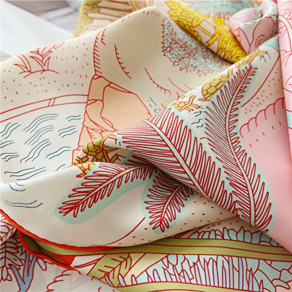 MaraSilk Pure Mulberry Silk Scarf - Square Twill MS515