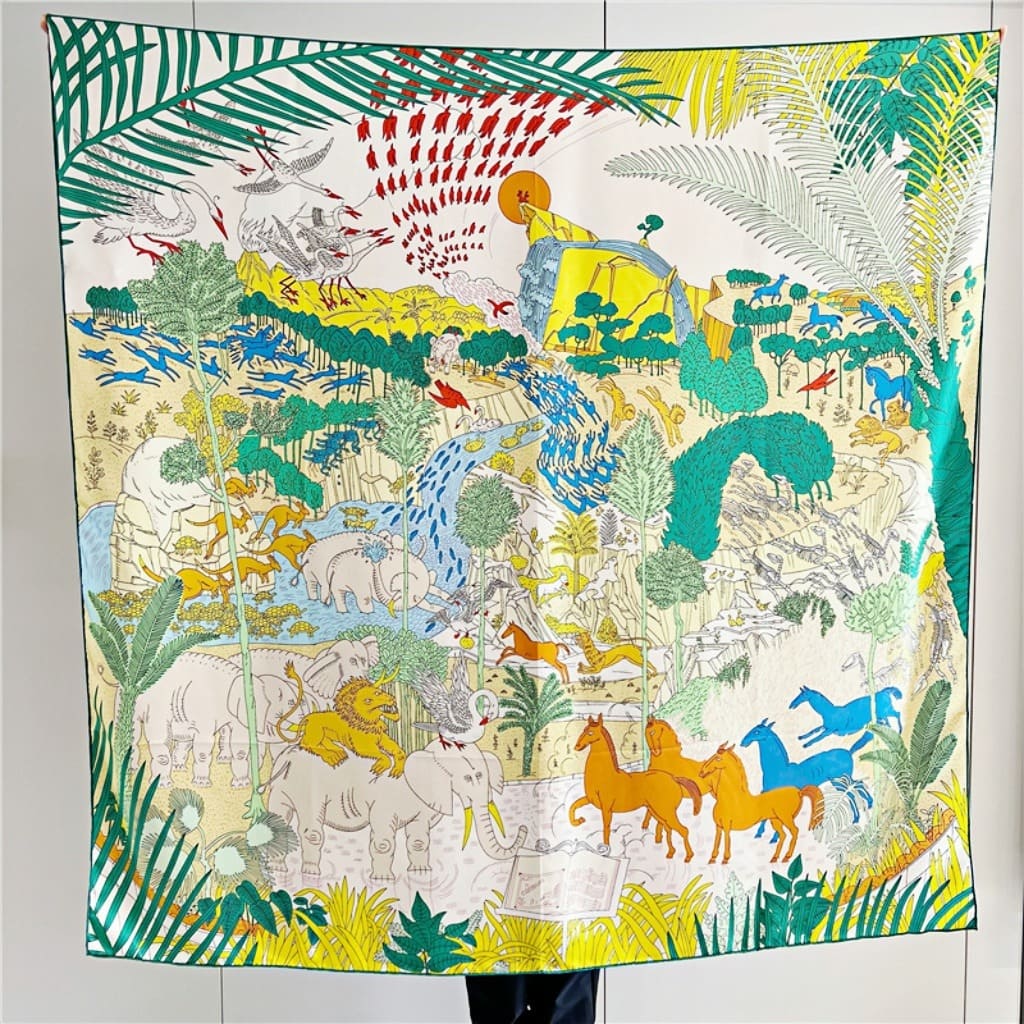 MaraSilk Pure Mulberry Silk Scarf - Square Twill MS515 53" x 53" MS51501