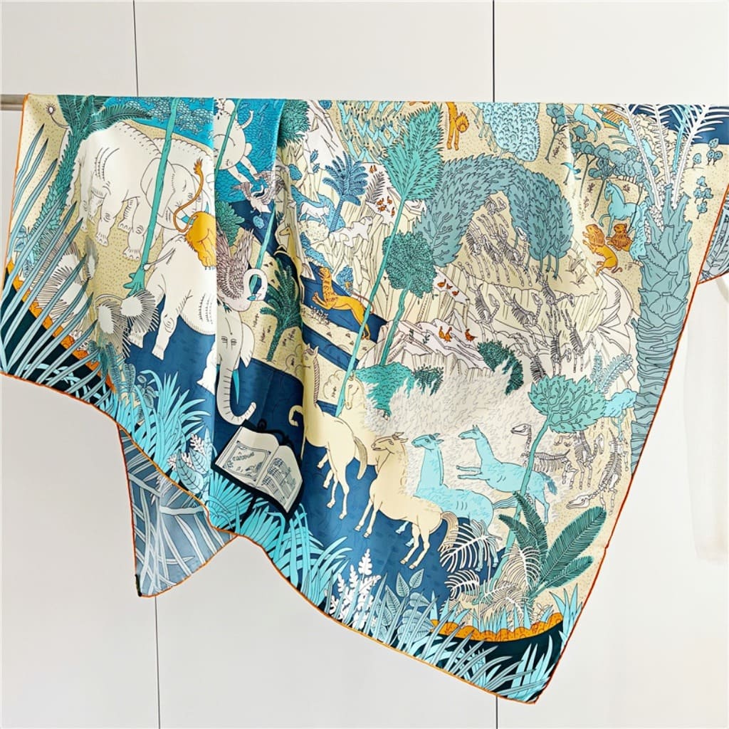 MaraSilk Pure Mulberry Silk Scarf - Square Twill MS515