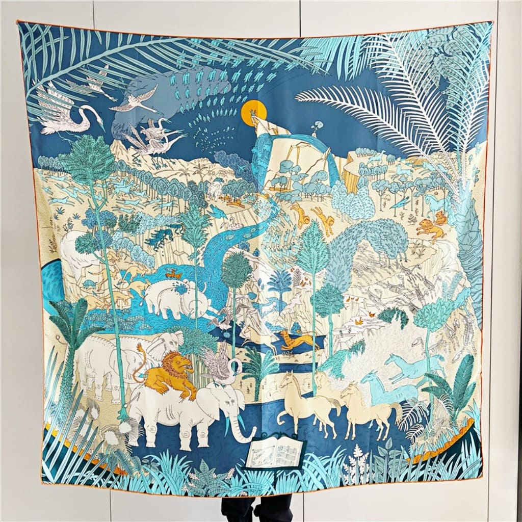 MaraSilk Pure Mulberry Silk Scarf - Square Twill MS515 53" x 53" MS51502