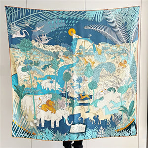 MaraSilk Pure Mulberry Silk Scarf - Square Twill MS515 53" x 53" MS51502