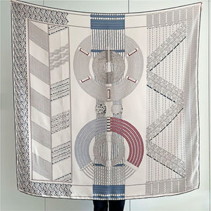 MaraSilk Pure Mulberry Silk Scarf - Square Twill MS516 53" x 53" MS51603