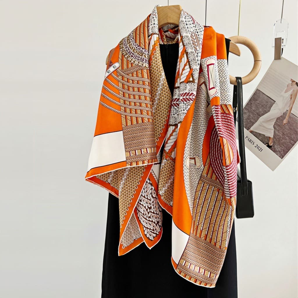 MaraSilk Pure Mulberry Silk Scarf - Square Twill MS516