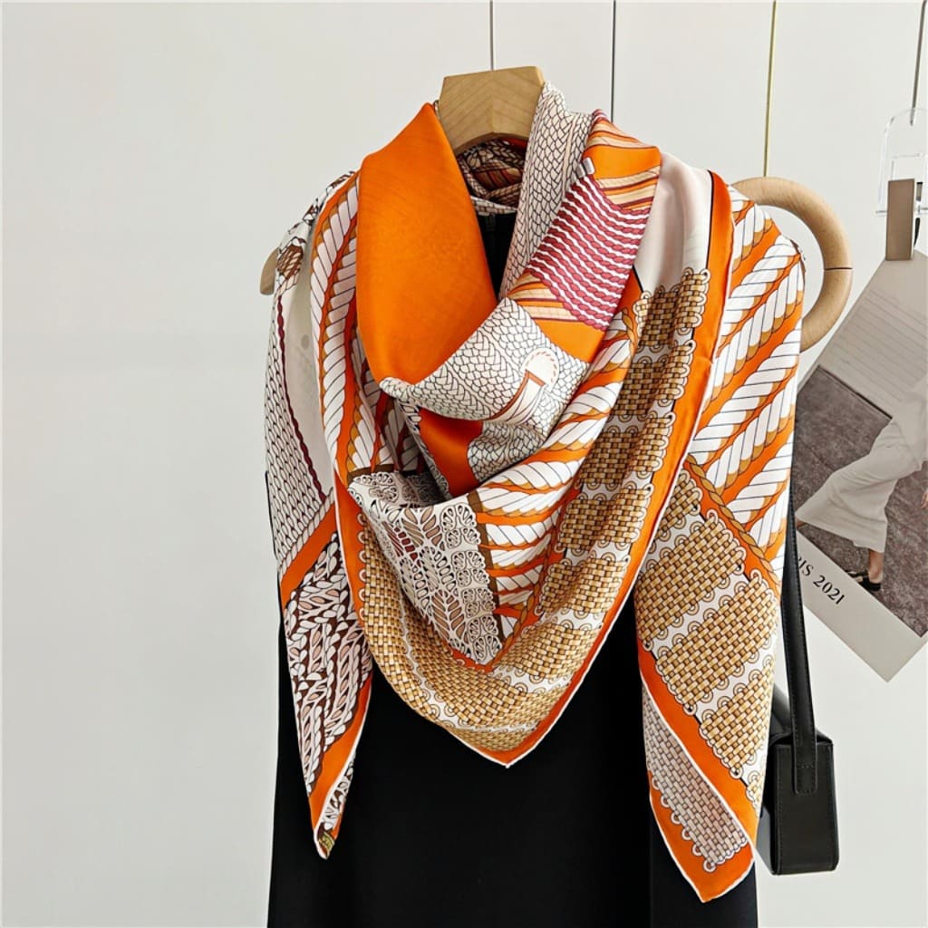 MaraSilk Pure Mulberry Silk Scarf - Square Twill MS516