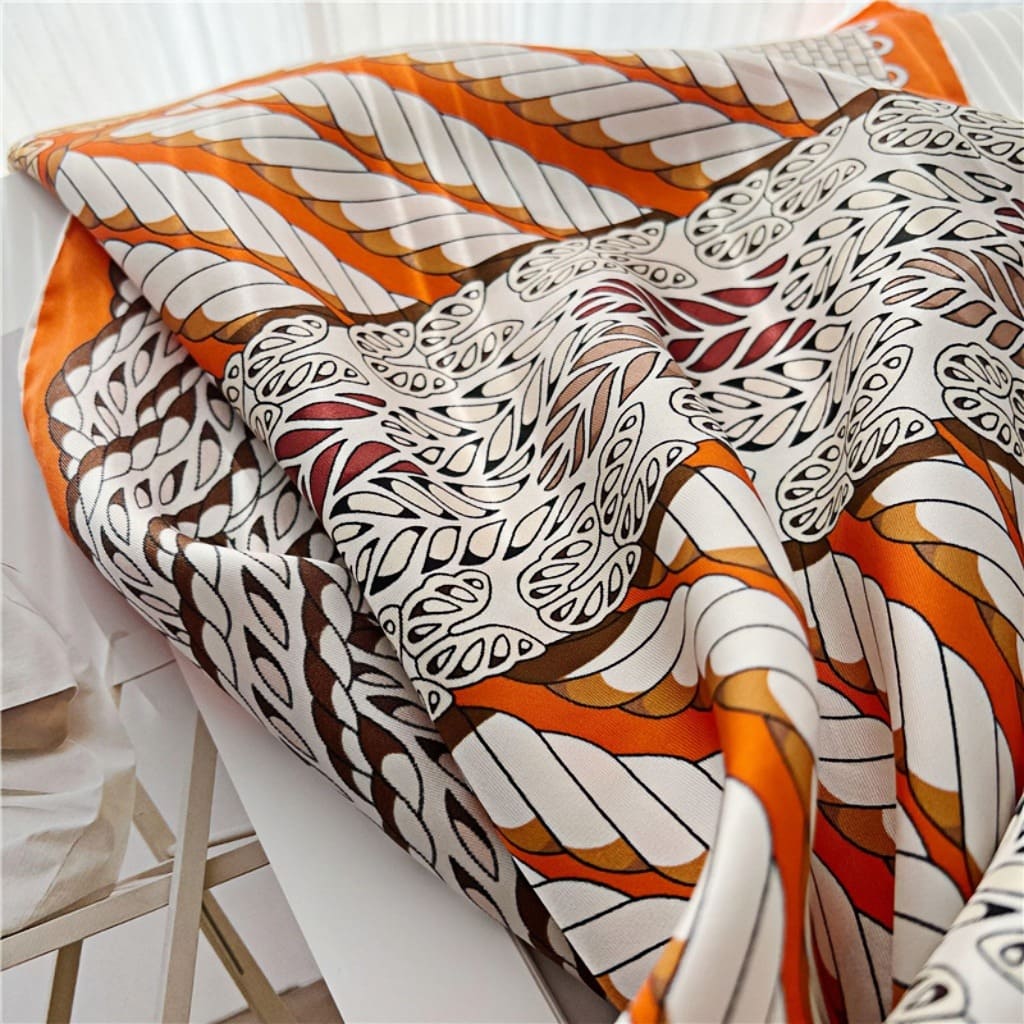 MaraSilk Pure Mulberry Silk Scarf - Square Twill MS516