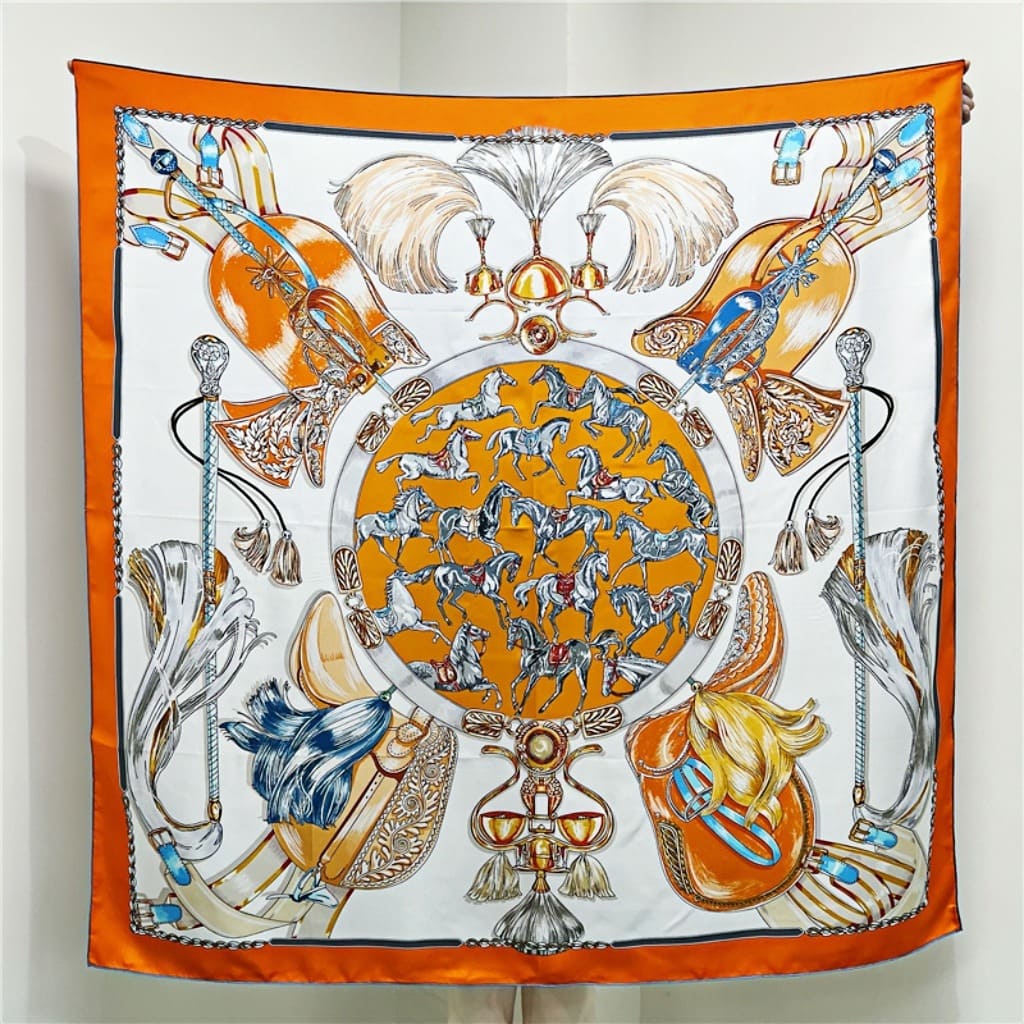 MaraSilk Pure Mulberry Silk Scarf - Square Twill MS517 53" x 53" MS51701