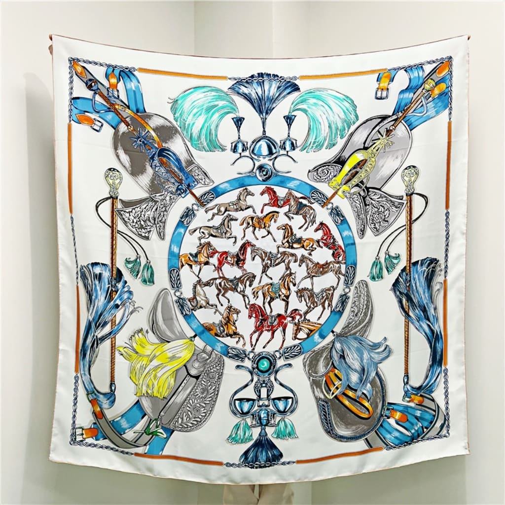 MaraSilk Pure Mulberry Silk Scarf - Square Twill MS517 53" x 53" MS51702