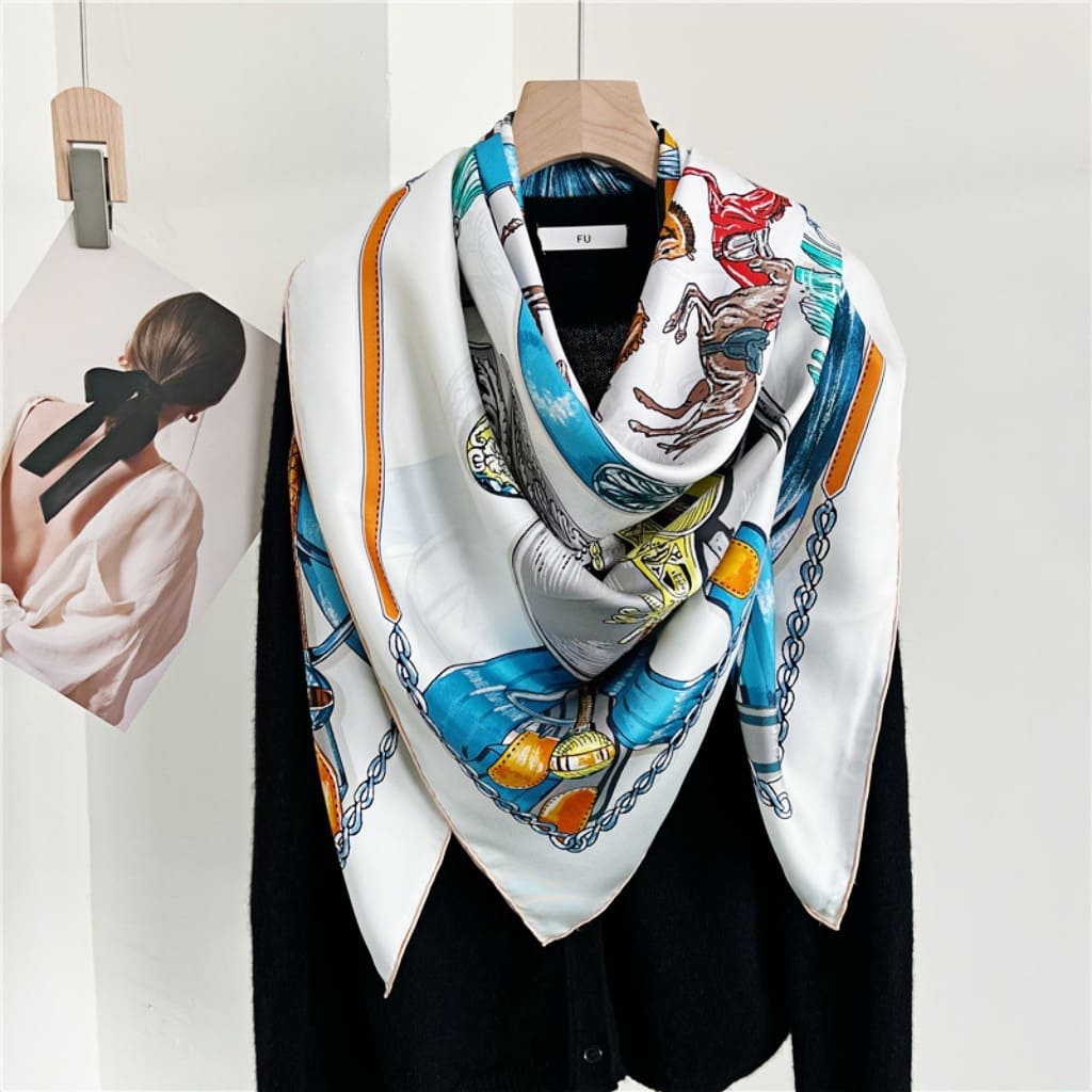 MaraSilk Pure Mulberry Silk Scarf - Square Twill MS517